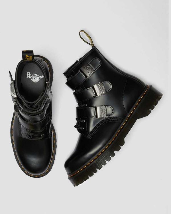 Botas Hombre Originales Dr Martens 1460 Fenimore Bex Moto Negros